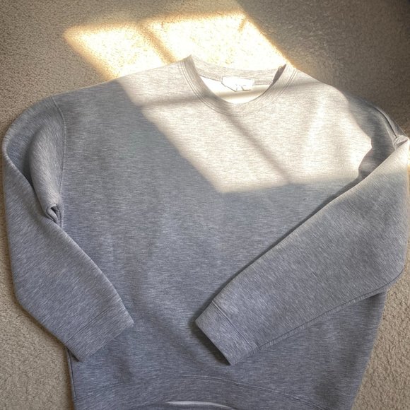 Light Grey Neoprene Sweater - Picture 2 of 9